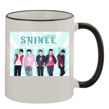 SHINee 11oz Colored Rim & Handle Mug