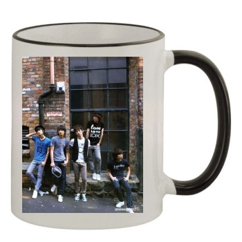 SHINee 11oz Colored Rim & Handle Mug