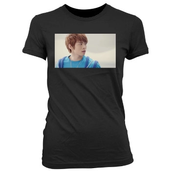 SHINee Women's Junior Cut Crewneck T-Shirt