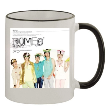 SHINee 11oz Colored Rim & Handle Mug