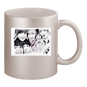 SHINee 11oz Metallic Silver Mug