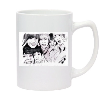 SHINee 14oz White Statesman Mug