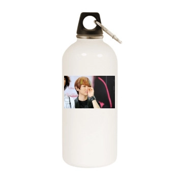 SHINee White Water Bottle With Carabiner