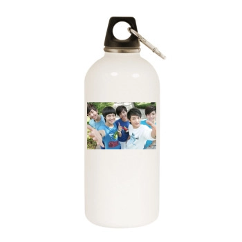 SHINee White Water Bottle With Carabiner