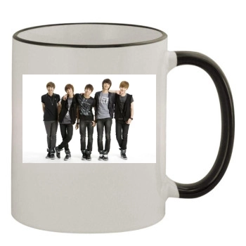 SHINee 11oz Colored Rim & Handle Mug