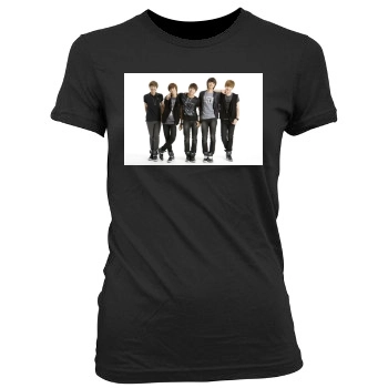 SHINee Women's Junior Cut Crewneck T-Shirt