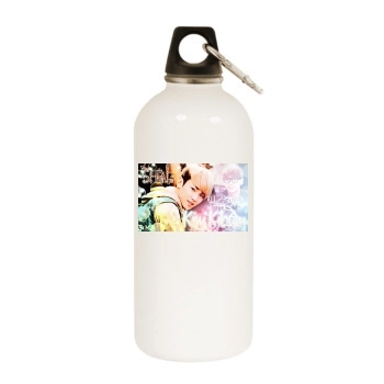 SHINee White Water Bottle With Carabiner