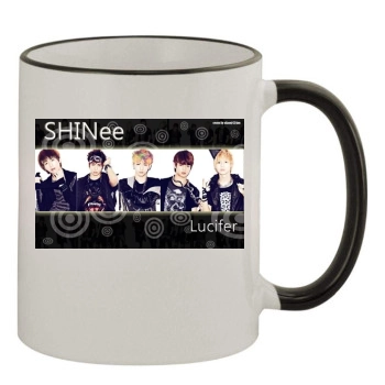 SHINee 11oz Colored Rim & Handle Mug