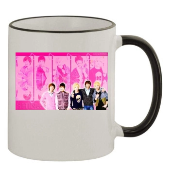 SHINee 11oz Colored Rim & Handle Mug