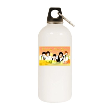 SHINee White Water Bottle With Carabiner