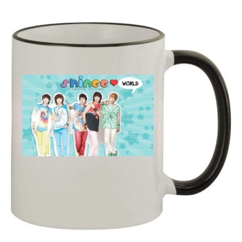 SHINee 11oz Colored Rim & Handle Mug