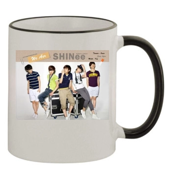 SHINee 11oz Colored Rim & Handle Mug