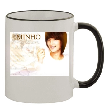 SHINee 11oz Colored Rim & Handle Mug