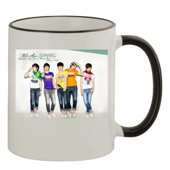 SHINee 11oz Colored Rim & Handle Mug