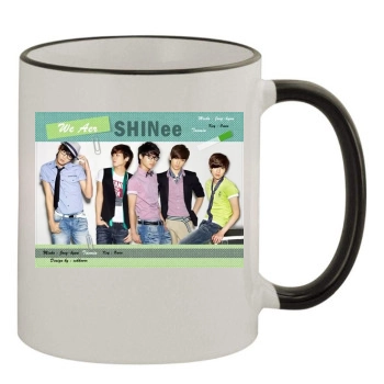 SHINee 11oz Colored Rim & Handle Mug