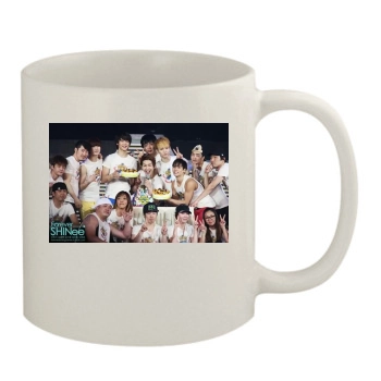 SHINee 11oz White Mug