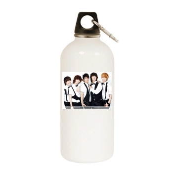 SHINee White Water Bottle With Carabiner