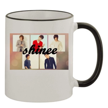 SHINee 11oz Colored Rim & Handle Mug