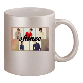 SHINee 11oz Metallic Silver Mug