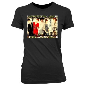 SHINee Women's Junior Cut Crewneck T-Shirt