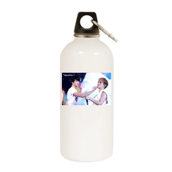 SHINee White Water Bottle With Carabiner