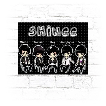 SHINee Metal Wall Art