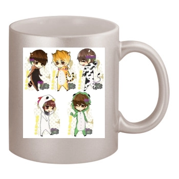 SHINee 11oz Metallic Silver Mug