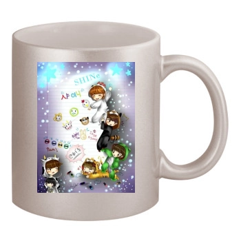 SHINee 11oz Metallic Silver Mug