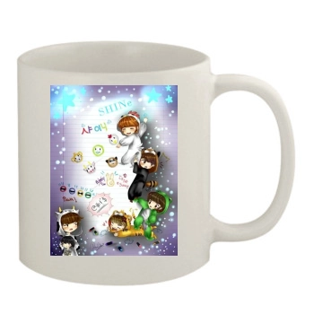 SHINee 11oz White Mug