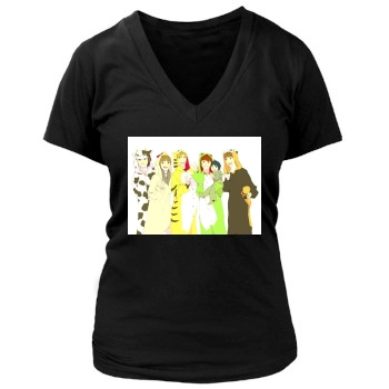 SHINee Women's Deep V-Neck TShirt