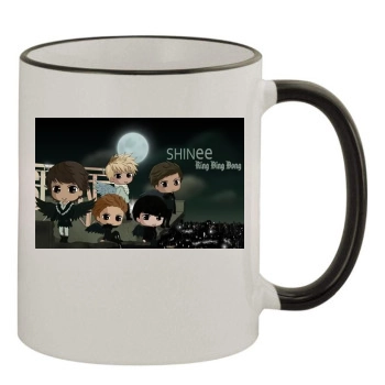 SHINee 11oz Colored Rim & Handle Mug