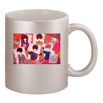 SHINee 11oz Metallic Silver Mug