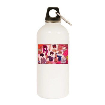 SHINee White Water Bottle With Carabiner