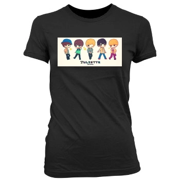 SHINee Women's Junior Cut Crewneck T-Shirt