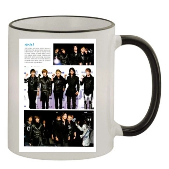 SHINee 11oz Colored Rim & Handle Mug