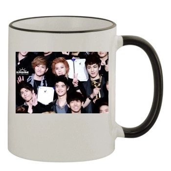 SHINee 11oz Colored Rim & Handle Mug