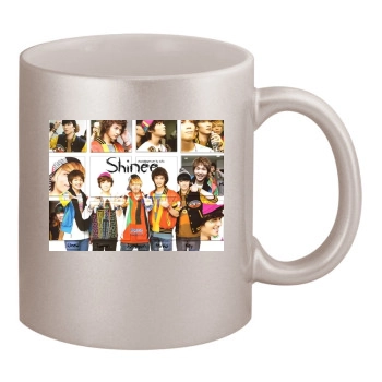 SHINee 11oz Metallic Silver Mug