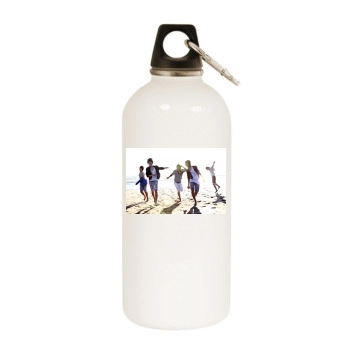 SHINee White Water Bottle With Carabiner