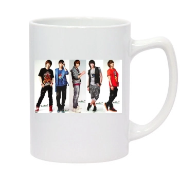 SHINee 14oz White Statesman Mug