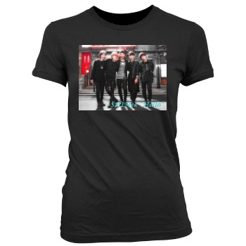 SHINee Women's Junior Cut Crewneck T-Shirt