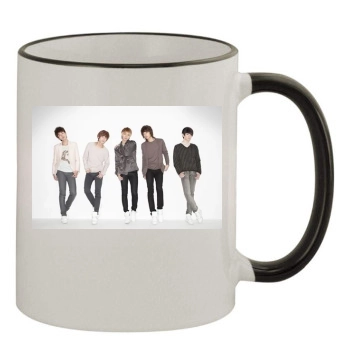 SHINee 11oz Colored Rim & Handle Mug