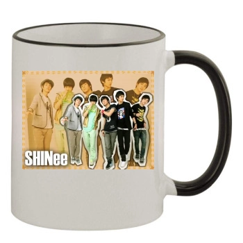 SHINee 11oz Colored Rim & Handle Mug