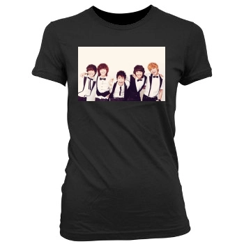 SHINee Women's Junior Cut Crewneck T-Shirt