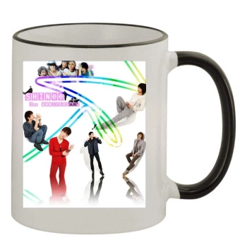 SHINee 11oz Colored Rim & Handle Mug