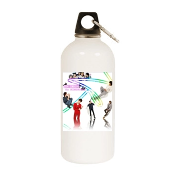 SHINee White Water Bottle With Carabiner