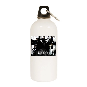 SHINee White Water Bottle With Carabiner