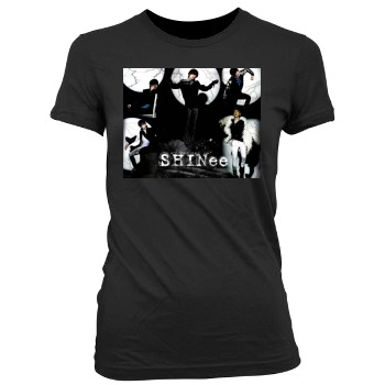 SHINee Women's Junior Cut Crewneck T-Shirt