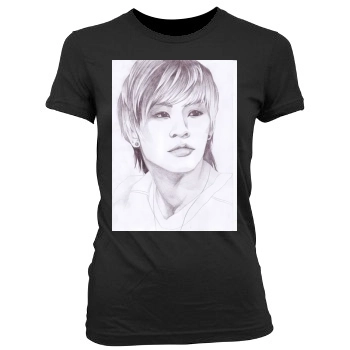 SHINee Women's Junior Cut Crewneck T-Shirt