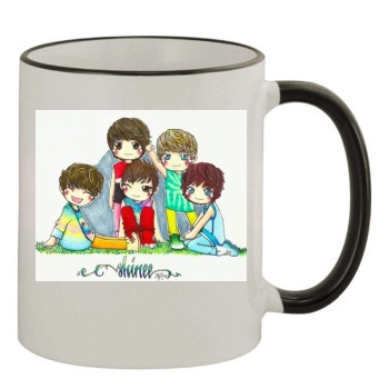 SHINee 11oz Colored Rim & Handle Mug