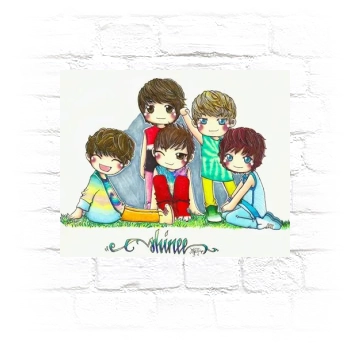 SHINee Metal Wall Art